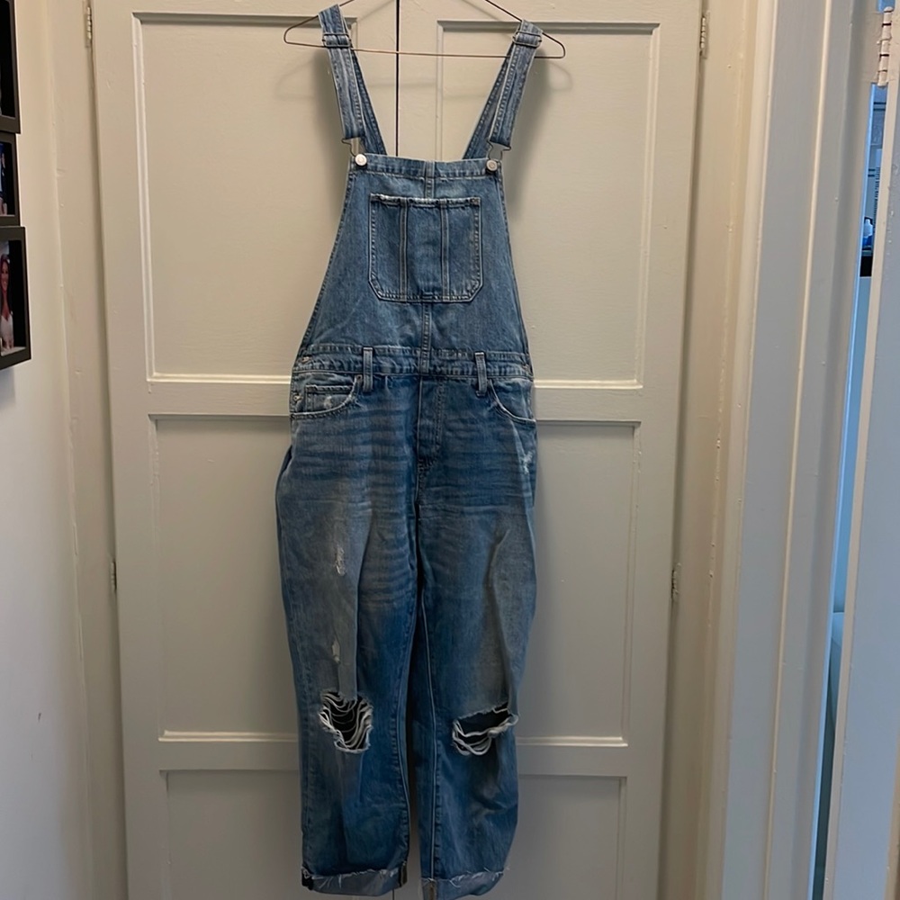 Lucky brand jean overalls